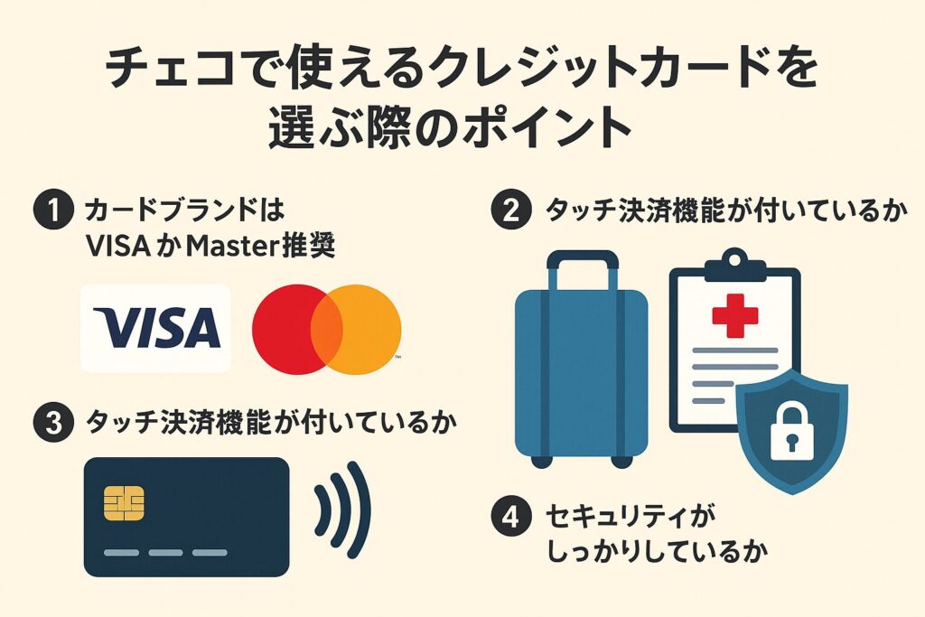 チェコで使えるクレジットカードの選び方のポイント