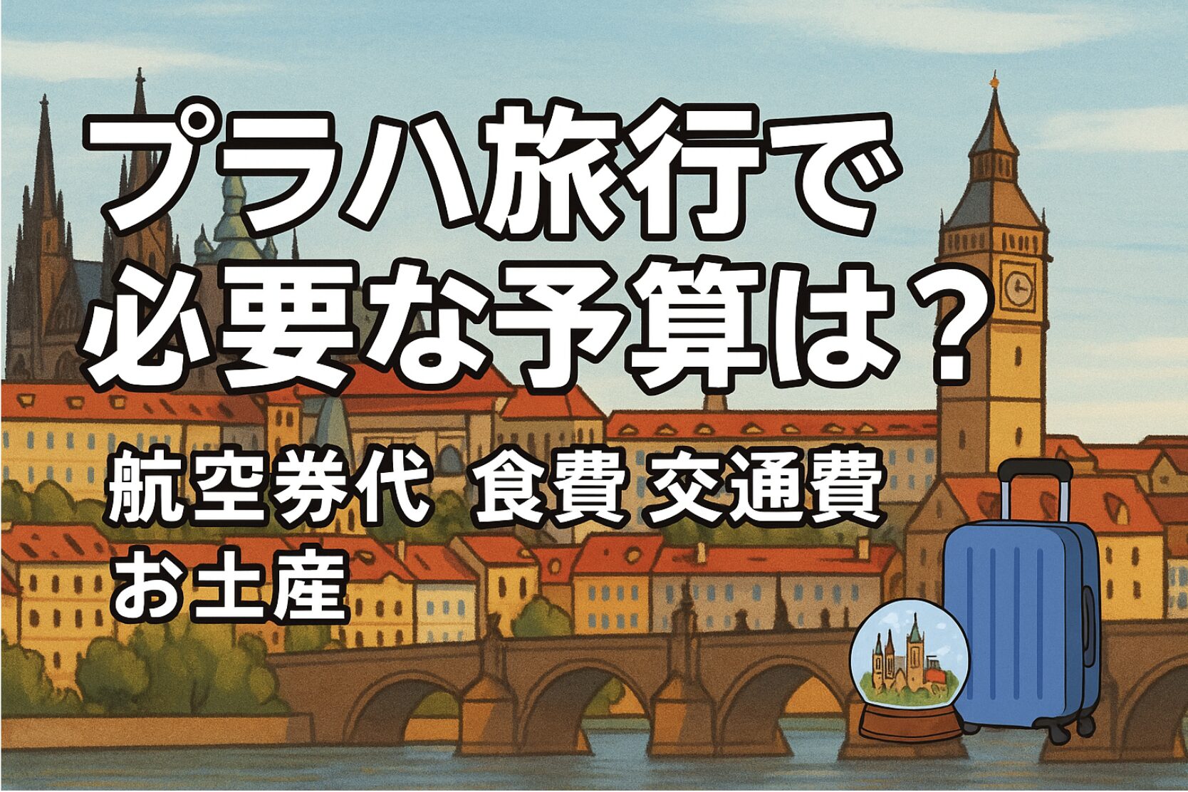 プラハ旅行の予算は？航空券・宿泊・食費など項目ごとの必要費用を解説
